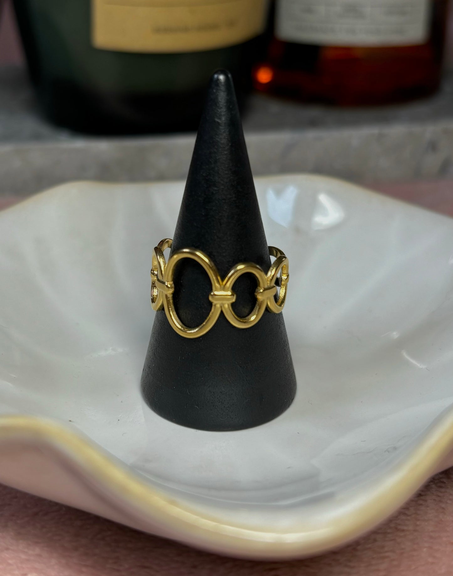 Ovale Golden Ring