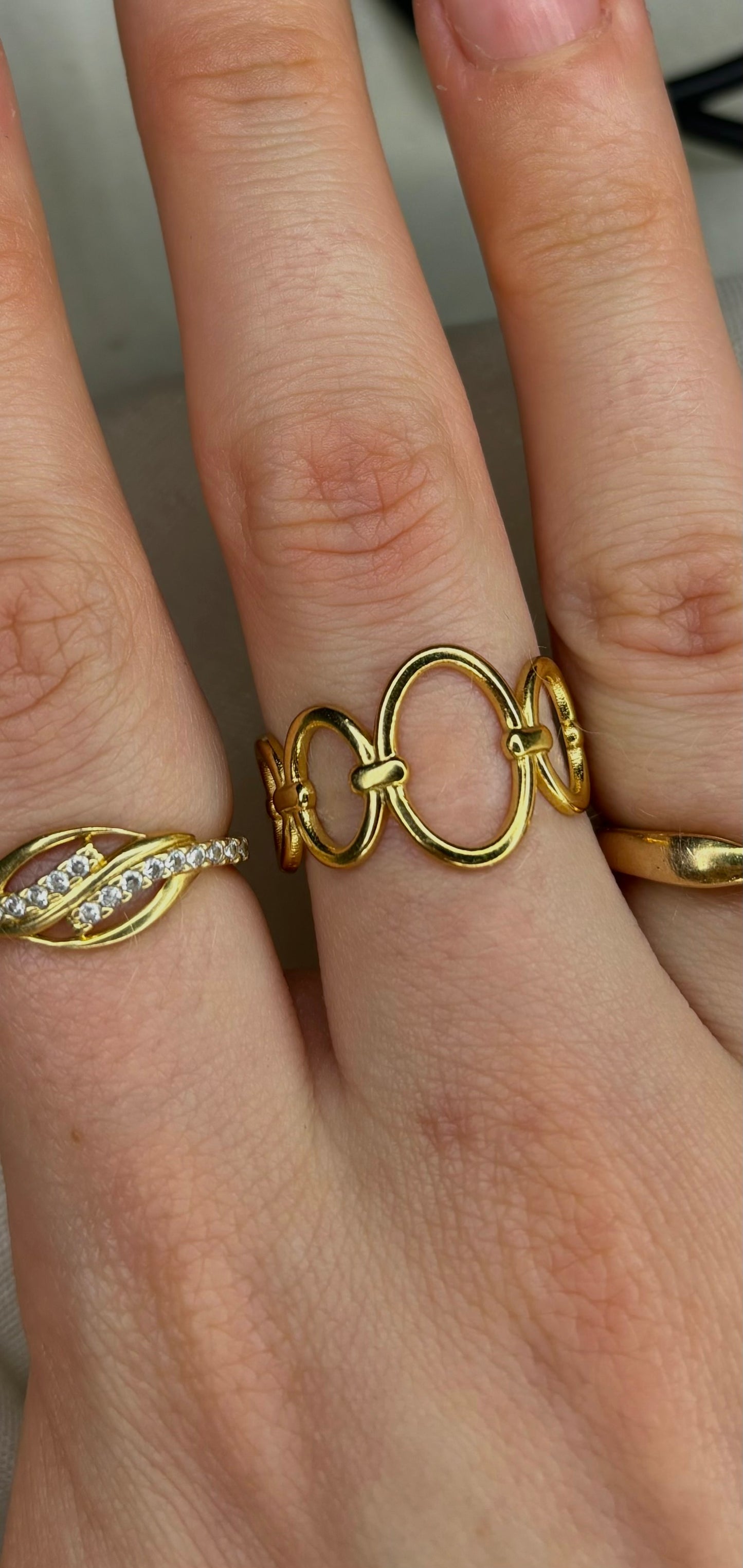 Ovale Golden Ring